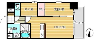 LIFEFIELD小郡駅前【502号号室】の間取り