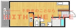 パティオ通町【408号号室】の間取り