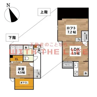 ADC津福ソフィア【102号号室】の間取り