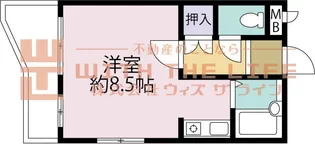 緒方ビル【401号号室】の間取り