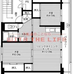 ビレッジハウス小浜【1-503号号室】の間取り