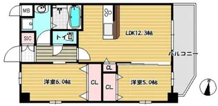 LIFEFIELD小郡駅前【1006号号室】の間取り