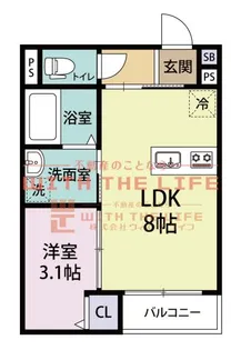 フィーリックス御井町【202号号室】の間取り