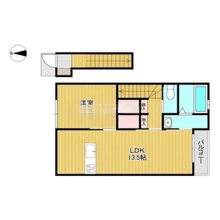 モンヴィラージュ鳥栖【201号号室】の間取り