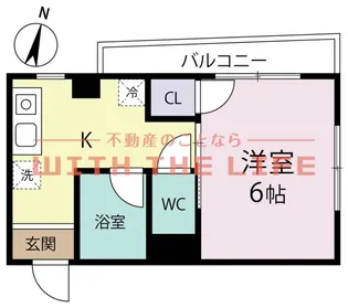 R-BOXOHISHI【206号号室】の間取り