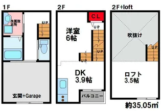 NORTHFIELD I【1号室号室】の間取り