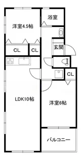 友愛ビル【407号号室】の間取り