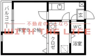 グランドアマレーⅢ番館【202号号室】の間取り