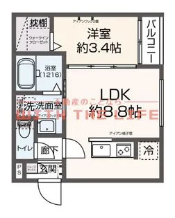 Revive聖マリア病院前【105号号室】の間取り