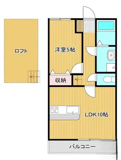 広川426ガーデンシティ【201号号室】の間取り