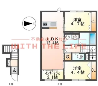 ヴィオラ本鳥栖【201号号室】の間取り