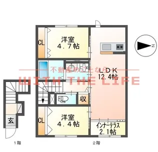 ヴィオラ本鳥栖【205号号室】の間取り