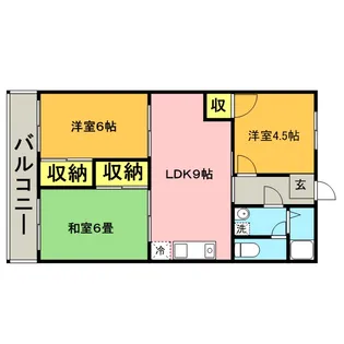 ニューライフ84【402号号室】の間取り