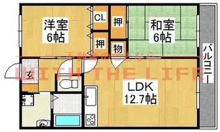アーバンヒル広川【203号号室】の間取り