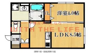 リノアネラ合川【103号号室】の間取り