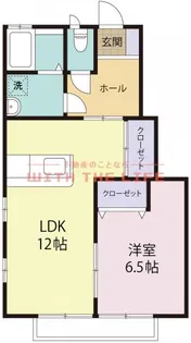 ハピネスさくら【101号号室】の間取り