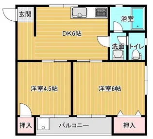 Hayashiビル【402号号室】の間取り