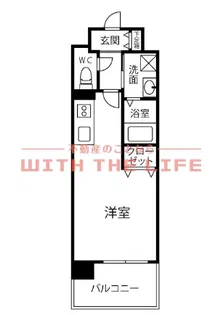レブリアント鳥栖【304号号室】の間取り