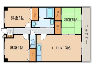 ベストエクセル【302号号室】の間取り