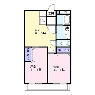 フォレストヒルⅢ【105号号室】の間取り