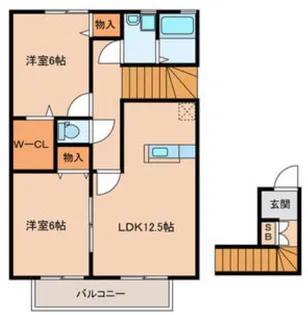 ドルフ弐番館【203号号室】の間取り