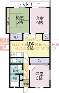 コーポアベニュー大城【102号号室】の間取り
