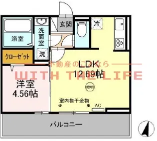 ル・ココン【206号号室】の間取り
