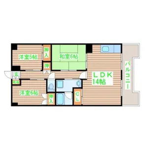 エステマール【905号室】の間取り