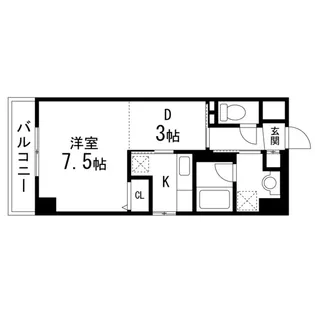 ロンディーヌⅡ【801号室】の間取り