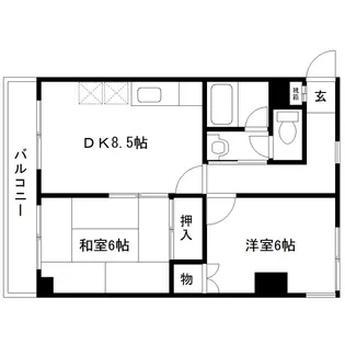 SESビル【3階】の間取り