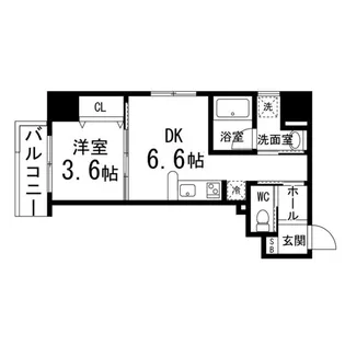 カーサヴェルデ仙台西公園【0701号室】の間取り