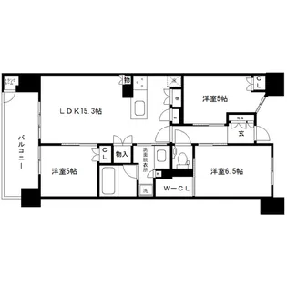 プレミスト仙台本町レジデンス【1205号室】の間取り