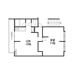 第七ショーケービル【102号室】の間取り