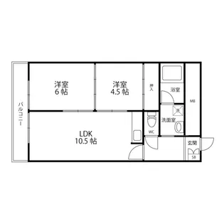 リエス榴ヶ岡【0905号室】の間取り