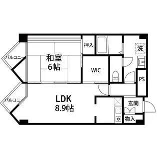 VIP仙台二日町【806号室】の間取り