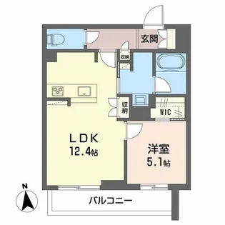 シンシア【101号室】の間取り
