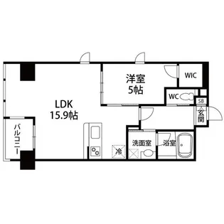 ペアレス仙台銀杏坂【0703号室】の間取り