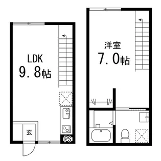 DADA CUBE 04【E号室】の間取り