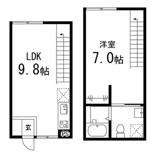 DADA CUBE 04【F号室】の間取り