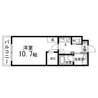 S.F北仙台ステーション【402号室】の間取り