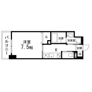 ルキシア大町西公園【0207号室】の間取り