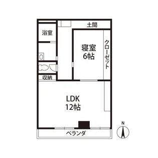 ビッププラザ仙台【G403号室】の間取り