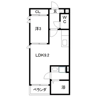 アルクスおたまや【1階】の間取り
