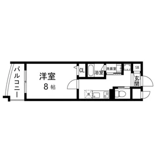 ラシャス柏木【205号室】の間取り