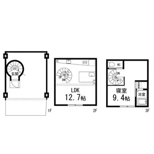 Sfida上杉A【2号室】の間取り