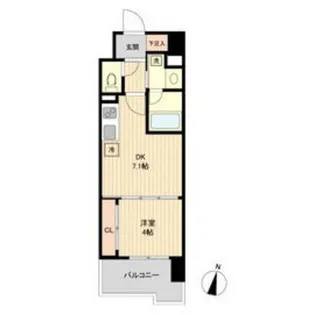 S-FORT青葉上杉【12階】の間取り