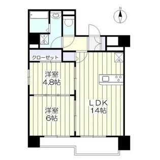 ディオコート長町【5階】の間取り