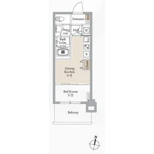 ブルーヴェル青葉通【409号室】の間取り