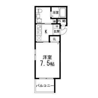 DKM西公園【301号室】の間取り