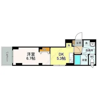 Peace長町【3階】の間取り